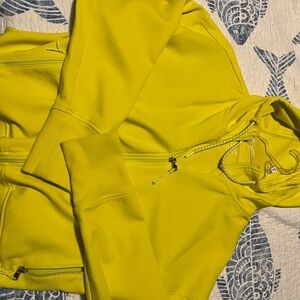 Old Navy Women's Vibrant Yellow Bomber Jacket